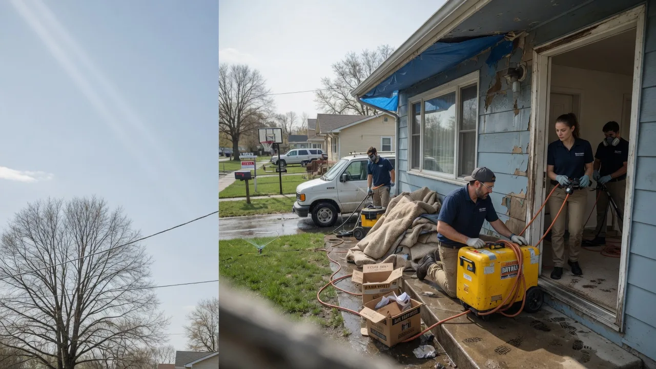 Basement Flood Cleanup in Moore, TX near me